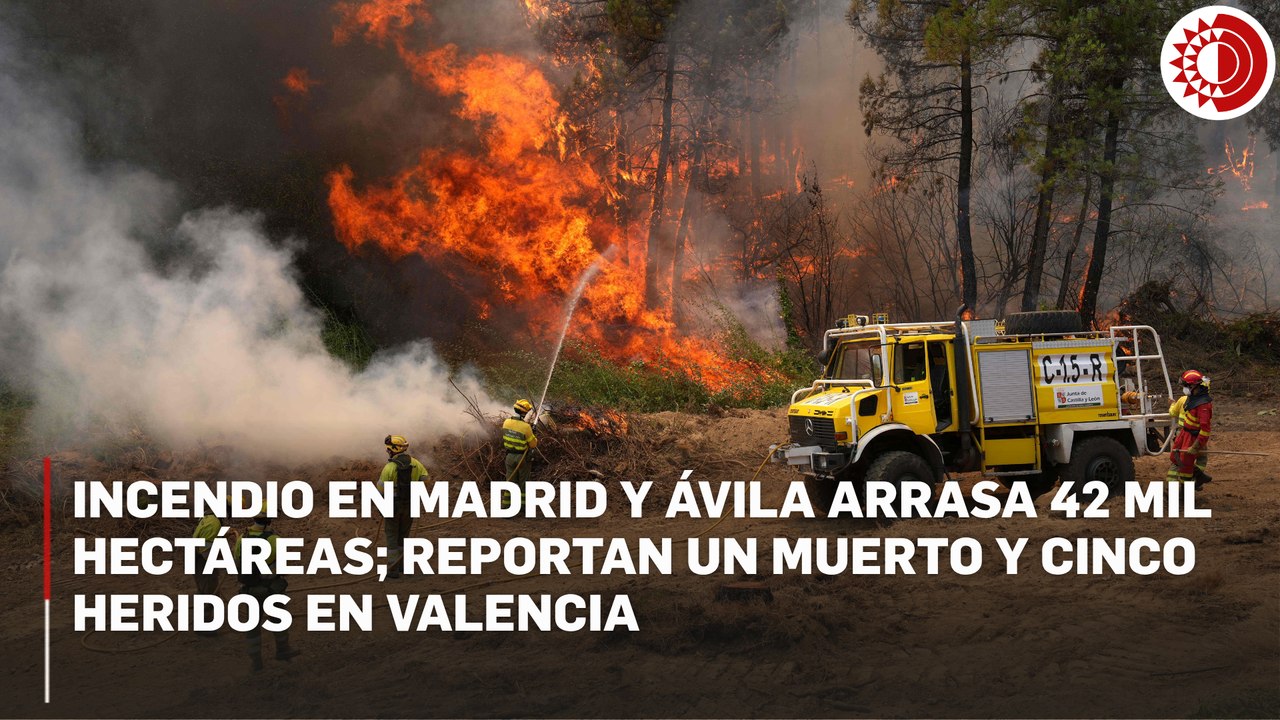 42 mil hectáreas arrasadas y un muerto: la crisis de incendios que golpea a España