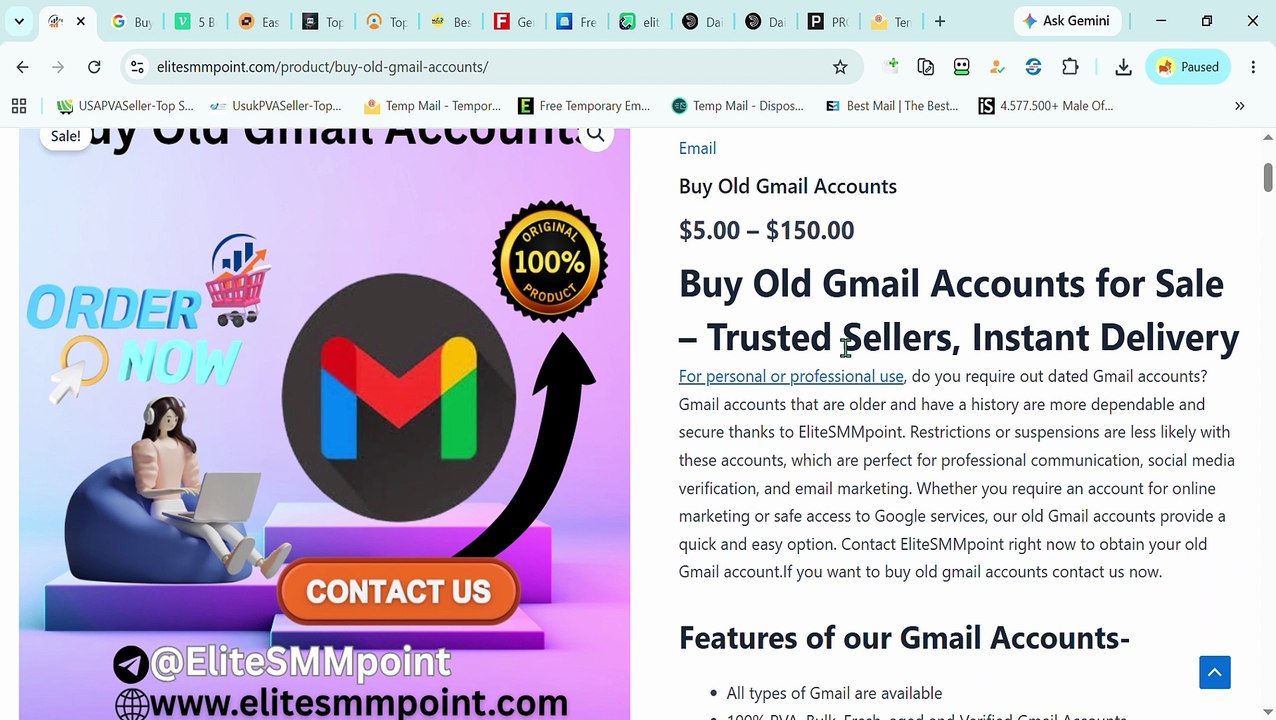 Buy Old Gmail Accounts – Safe Usage Tips and Alternatives