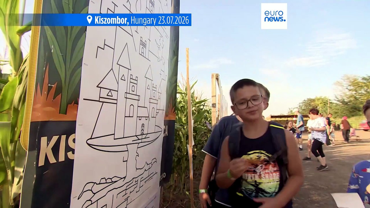 Hungary opens fairy tale themed 4.5-hectare corn maze for visitors to explore