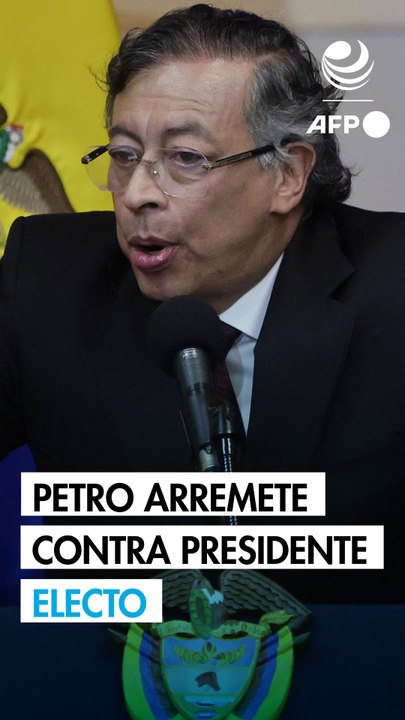Petro dice que el presidente electo de Colombia “obedece” al gobierno de EEUU