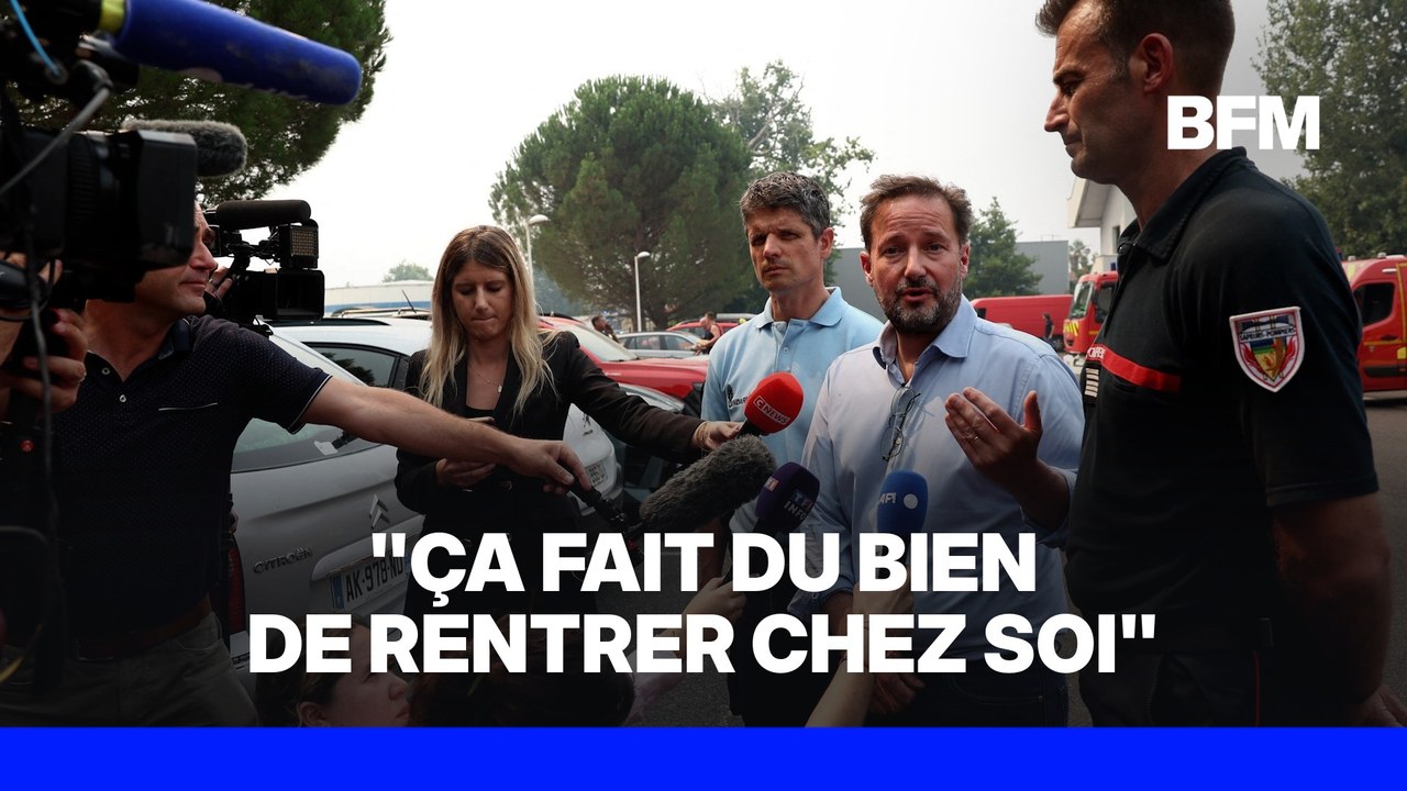 ROBIN DE BFM - 3.000 habitants de Biscarrosse autorisés à rentrer chez eux ce samedi