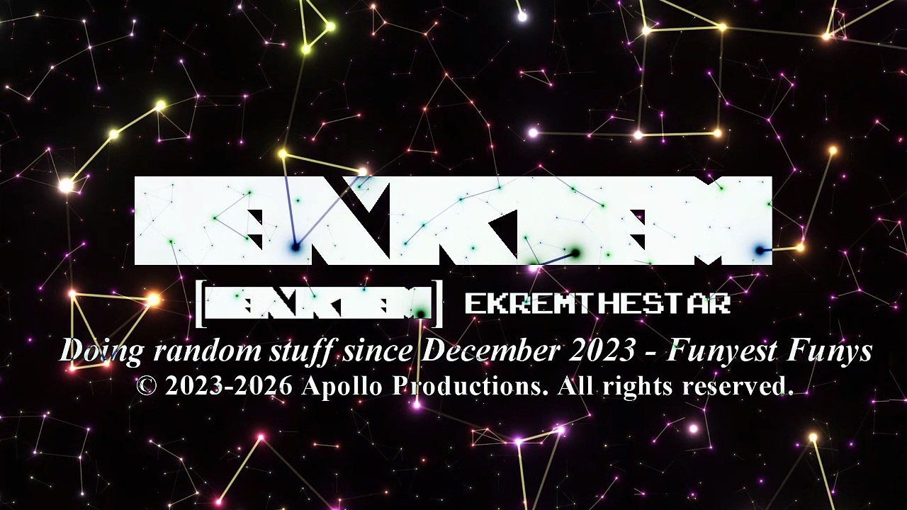 [Reupload] EkremTheStar Logo (July 2026-22 December 2026)