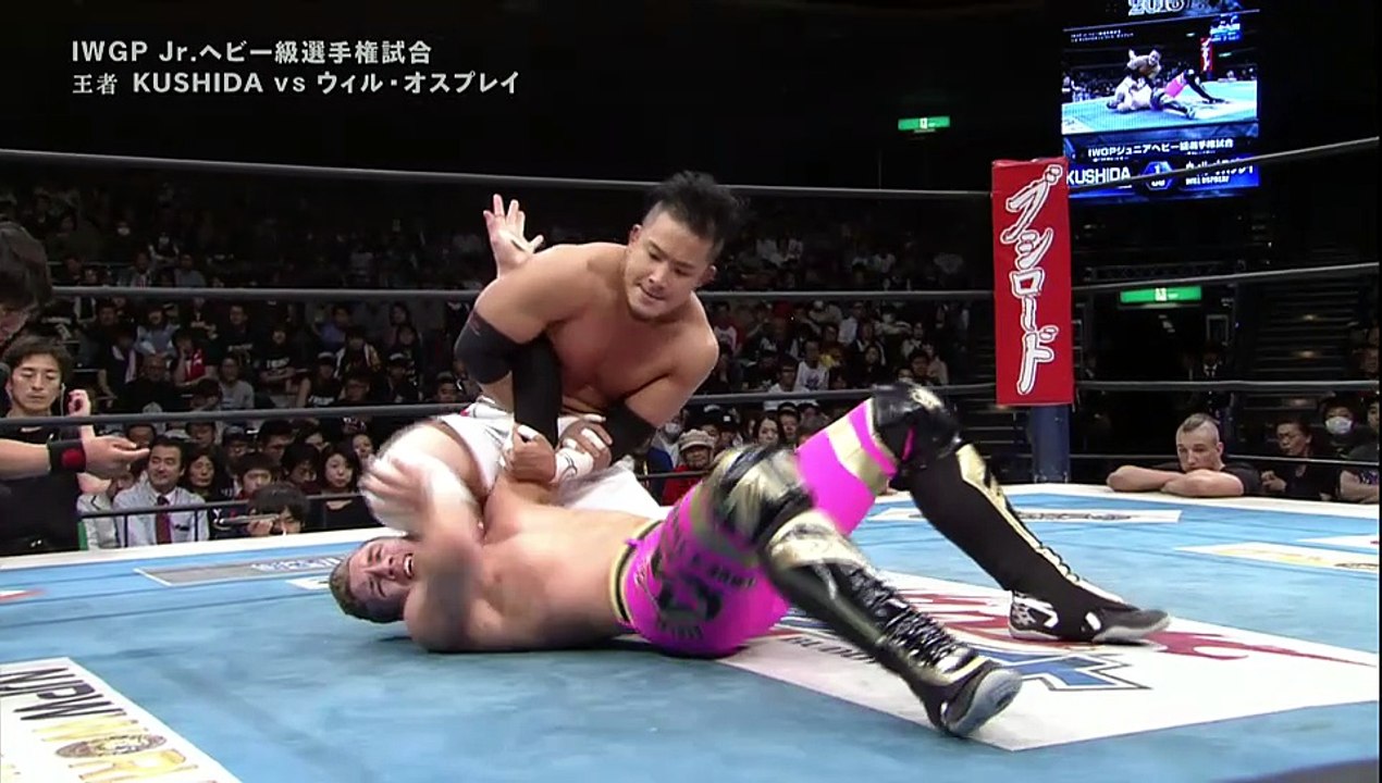 [NJPW] KUSHIDA vs. Will Ospreay (4/10/2016)