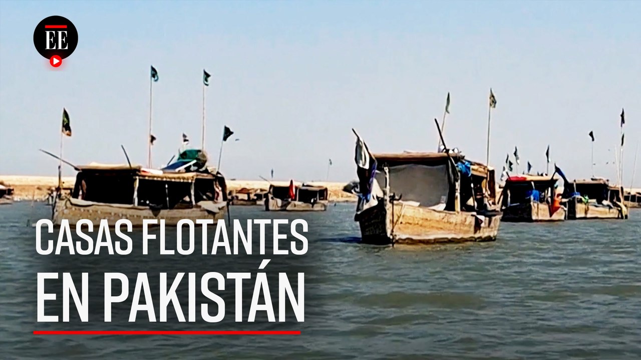 Aldeas flotantes en Pakistán están en riesgo de desaparecer
