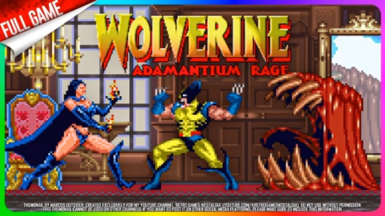 Wolverine: Adamantium Rage (SNES - US) Longplay (HARDEST MODE)
