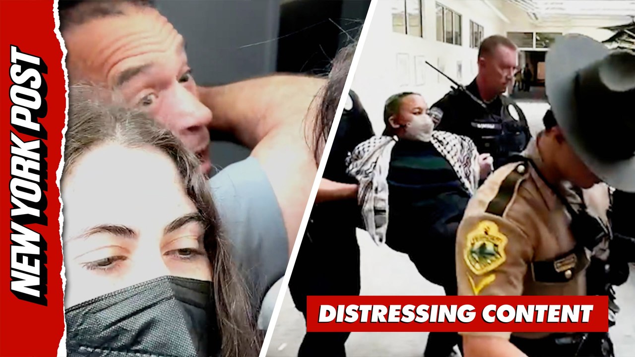 Anti-ICE protesters physically removed from Law Enforcement Support Center in Vermont