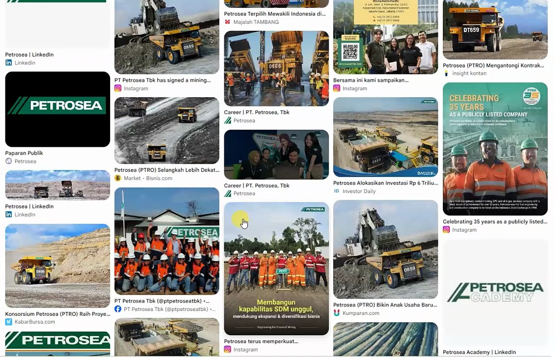 Lowongan Kerja PT Petrosea Agustus 2026  ▪️SHE Officer (Papua - Tembagapura Site) ▪️Full-Stack Developer ▪️Project Accountant ▪️Electrical & Instrument Supervisor (Papua - Tembagapura Site) Operator Alat Berat