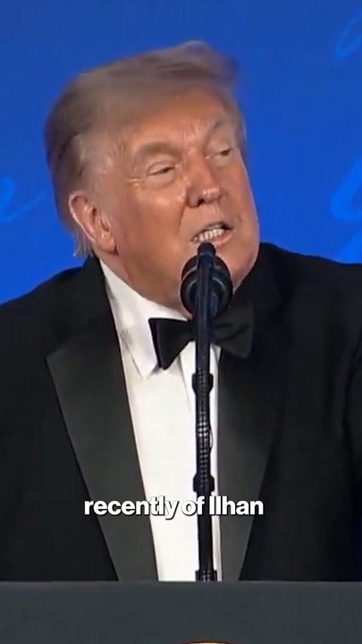 Trump bashes Ilhan Omar during WHCD speech