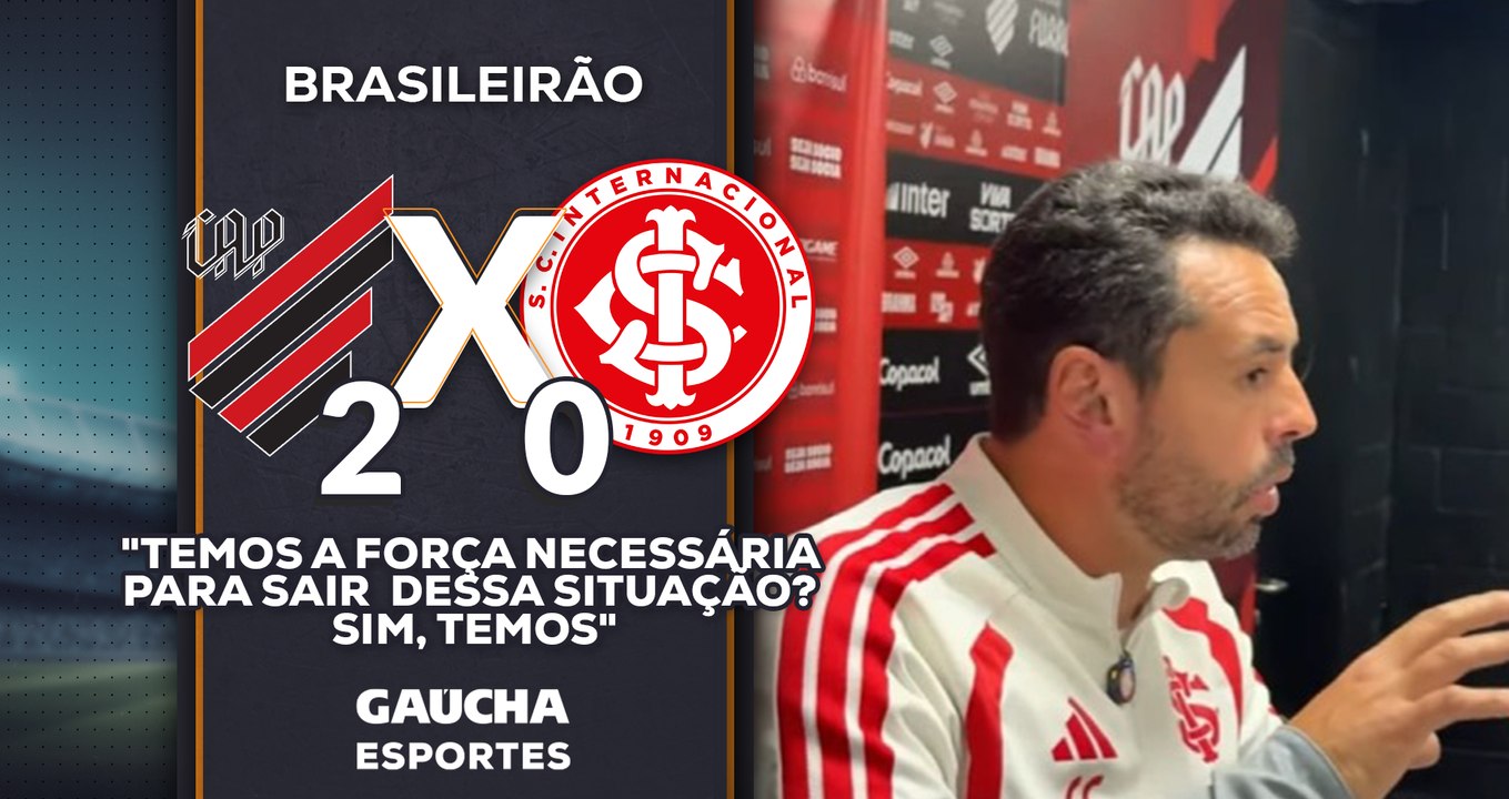 Esteban Conde fala após derrota do Inter para o Athletico