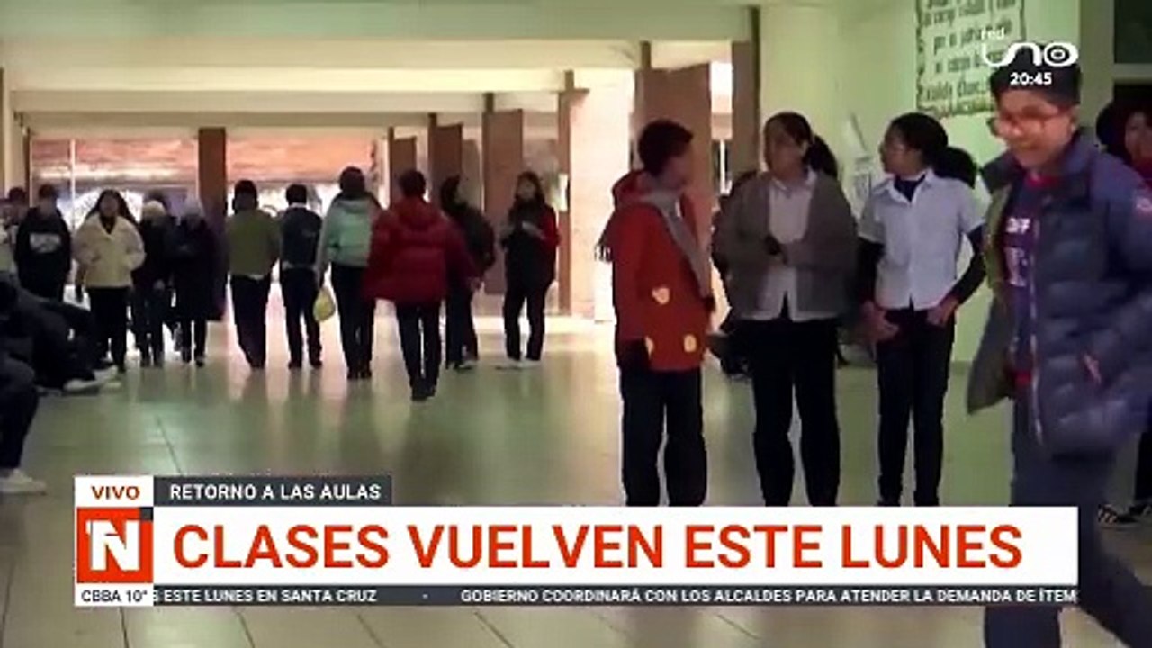 ESTE LUNES SE VUELVE A CLASES