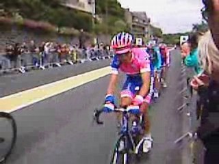 Tour de France 2008. A 2 km de l'arrivée dans le Légué