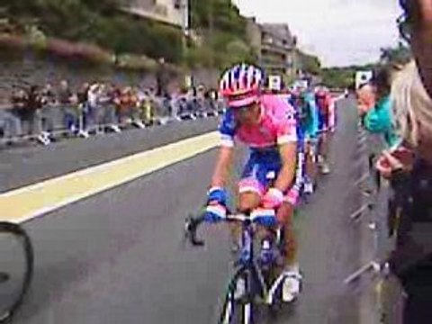 Tour de France 2008. A 2 km de l'arrivée dans le Légué