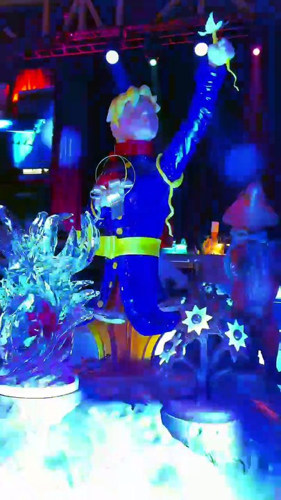 Escultura comestible de "El principito". VIDEO: GENTILEZA DELEGACIÓN PARAGUAYA EN LA COPA DEL MUNDO DE LA PASTELERÍA