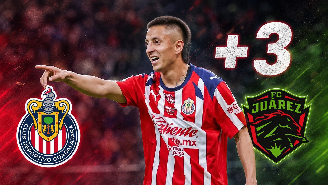 Chivas se lleva la victoria de último minuto tras gol de piojo Alvarado