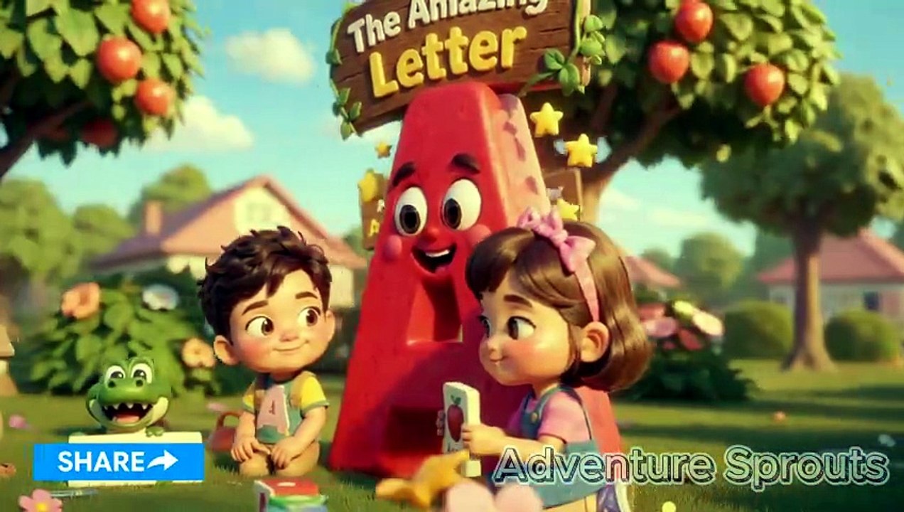🌟🔤 The Amazing Letter A | ABC Song for Kids | Adventure Sprouts