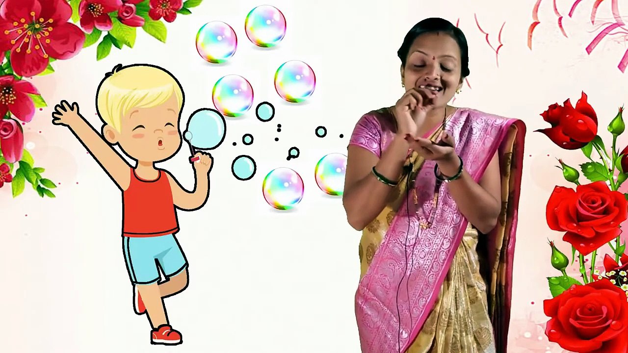 Pampu ne kele sabanache phuge l पंपू ने केले साबणचे फुगे l Marathi Balgeet Badbad Geet