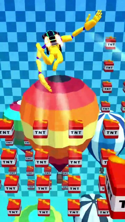Rubber Jumping : Slingshot Doll Gameplay |Level 23| #gaming #trending #asmr #rubberjumpingslingshotdollgameplay