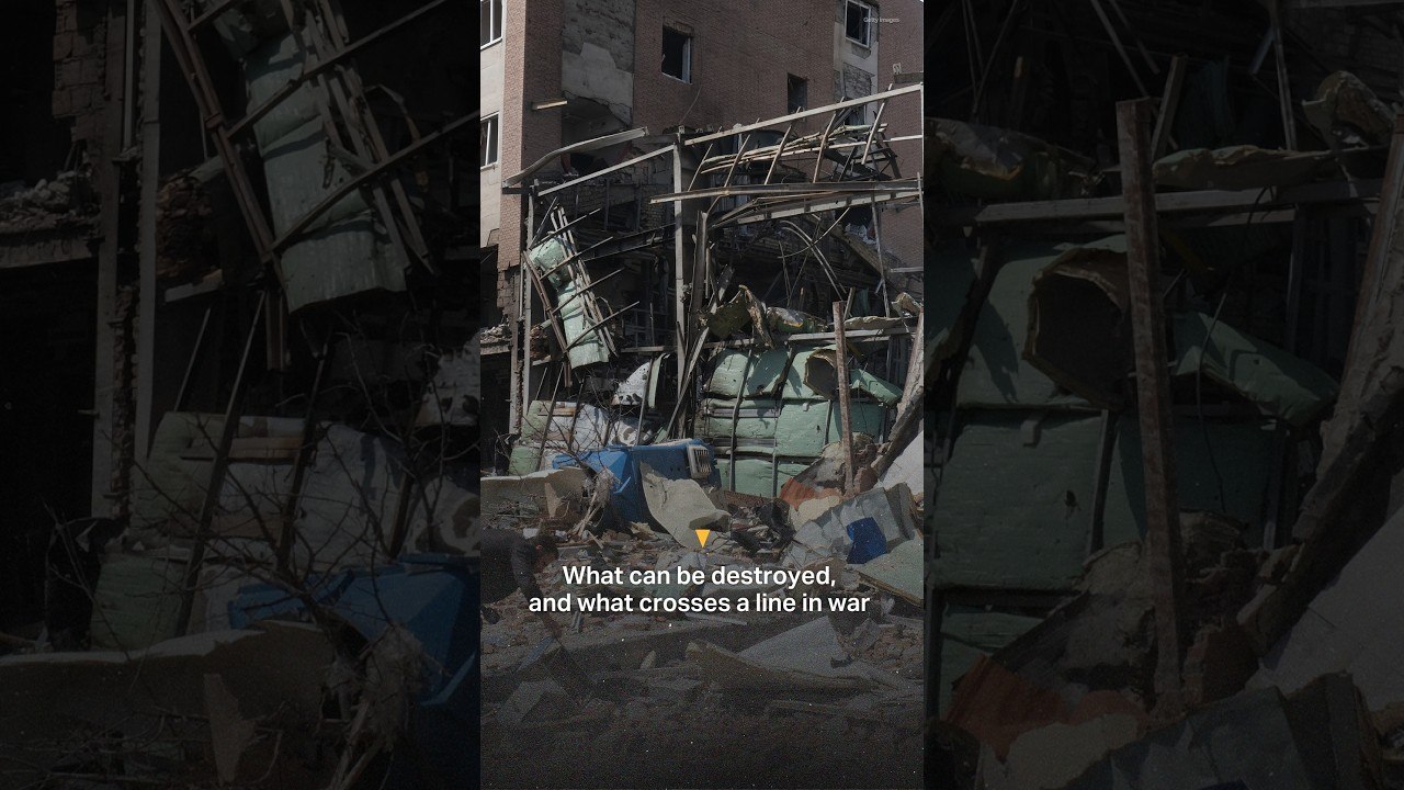 What can be destroyed and what crosses a line in war