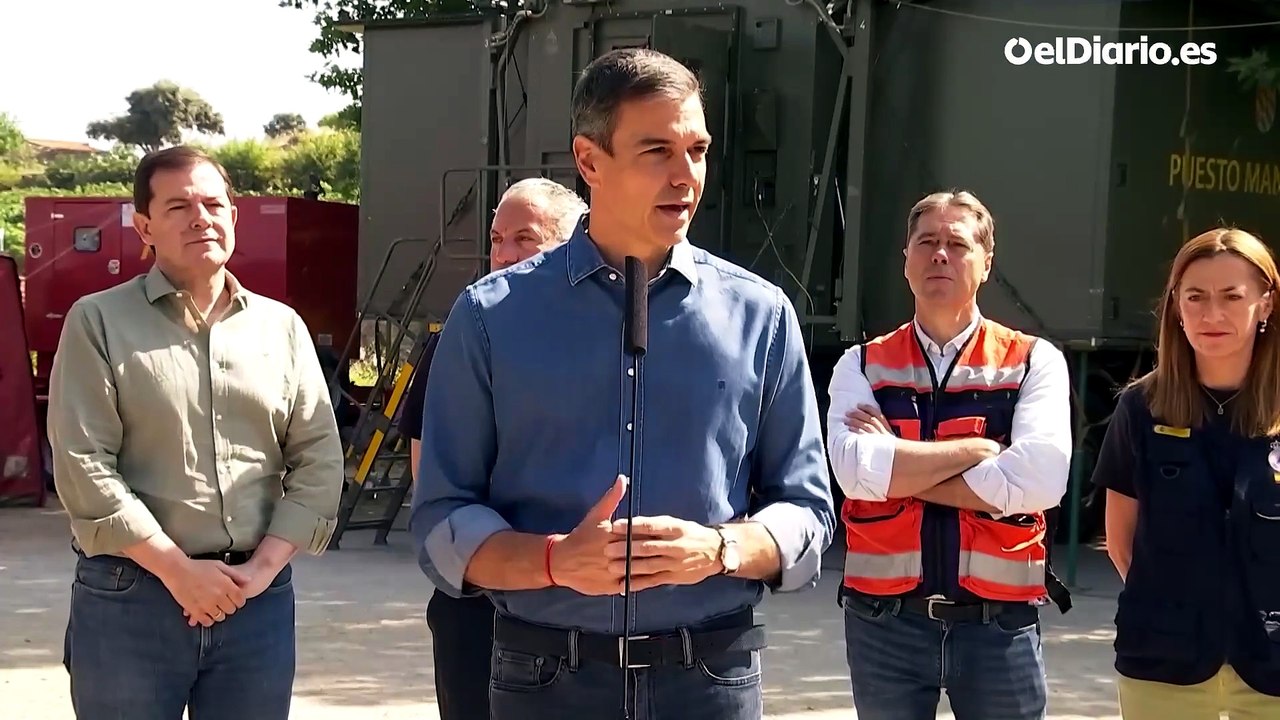 Sánchez anuncia que el Gobierno declarará las "zonas gravemente por emergencias" a las afectada