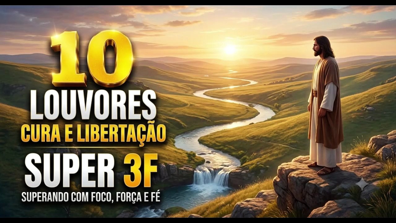 Louvores de Cura e Milagres 🙏 | 10 Canções para Cura, Restauração e Esperança | Super 3F