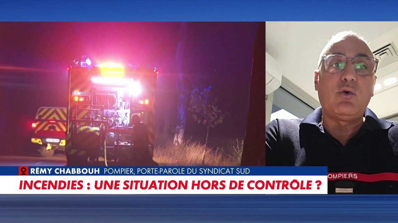 Rémy Chabbouh sur les incendies hors norme : «Les pompiers ne peuvent plus travailler comme ça»