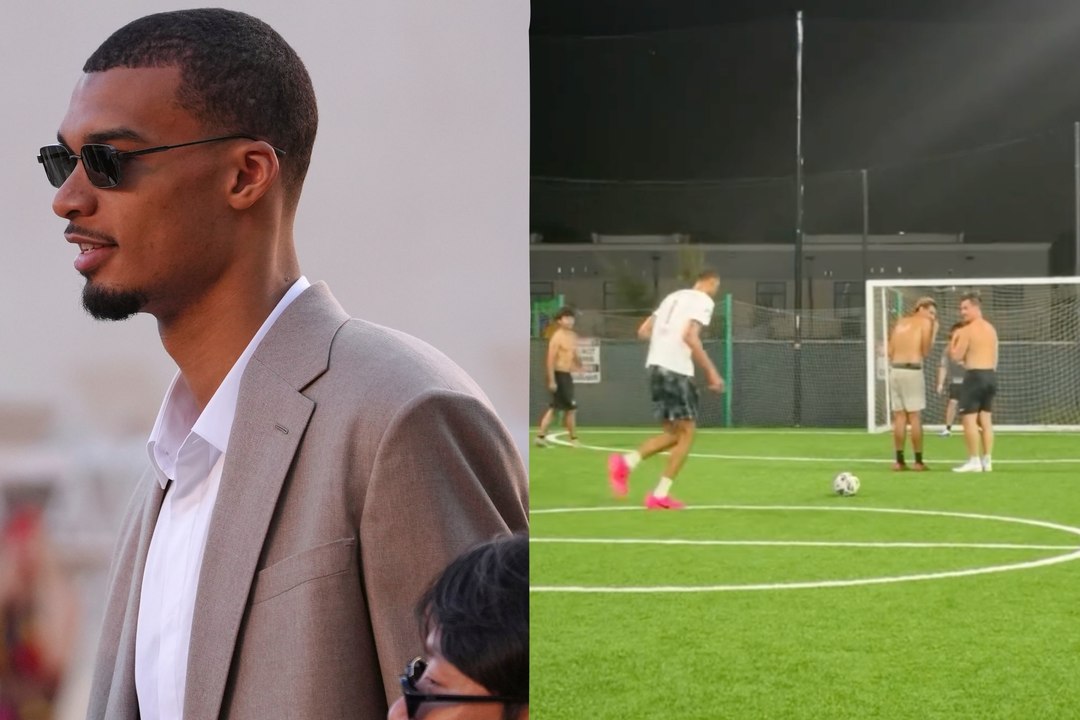 Victor Wembanyama sorprende con su talento para el fútbol en Texas