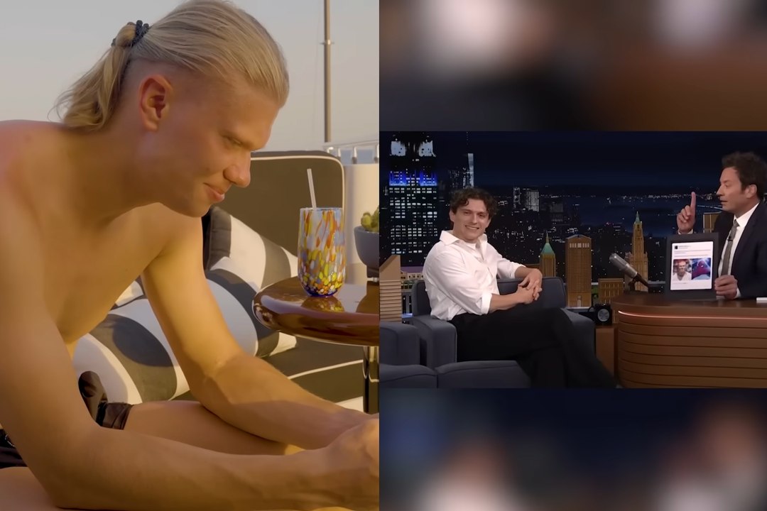 Haaland finalmente responde el mensaje de Tom Holland y su respuesta es desopilante