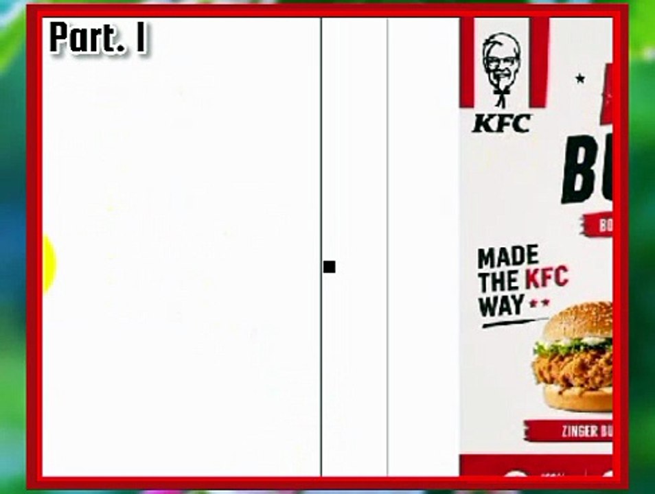 New KFC BurgerS Menue Design Social Media Post part 1