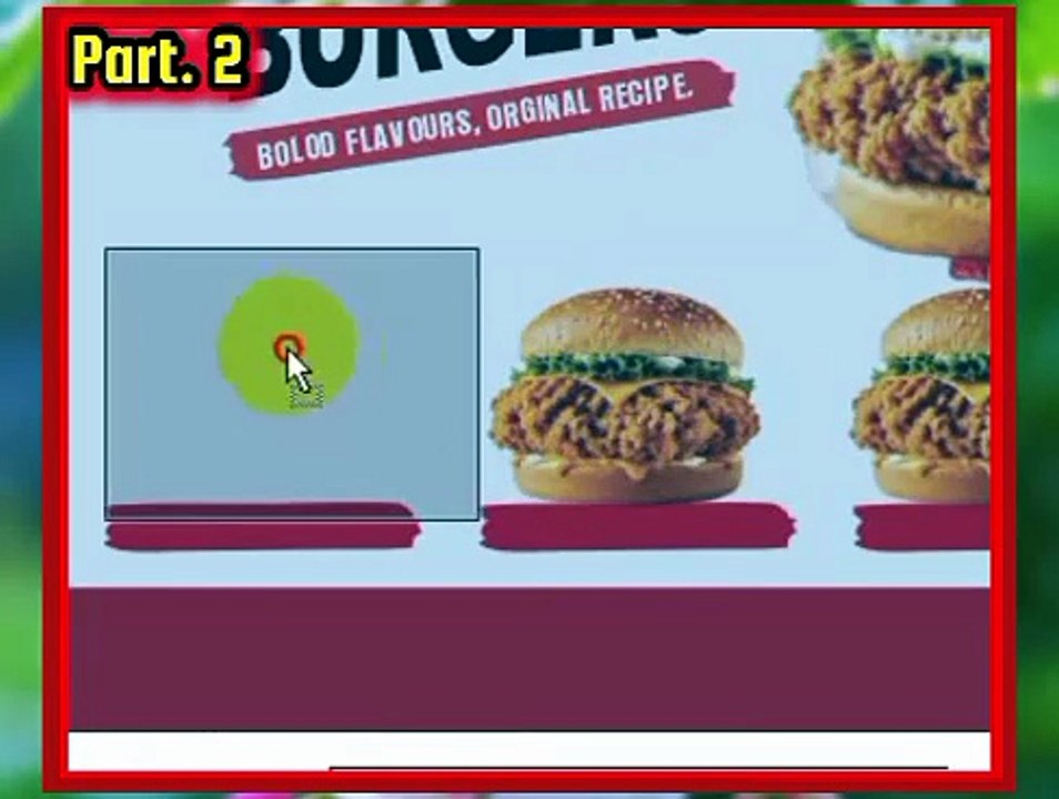 New KFC BurgerS Menue Design Social Media Post...