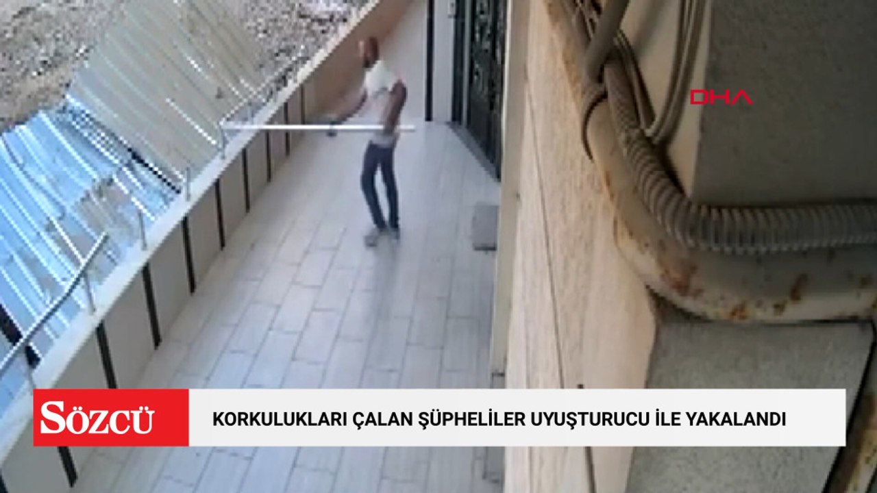 Avcılar’da korkulukları çalan şüpheliler uyuşturucu ile yakalandı