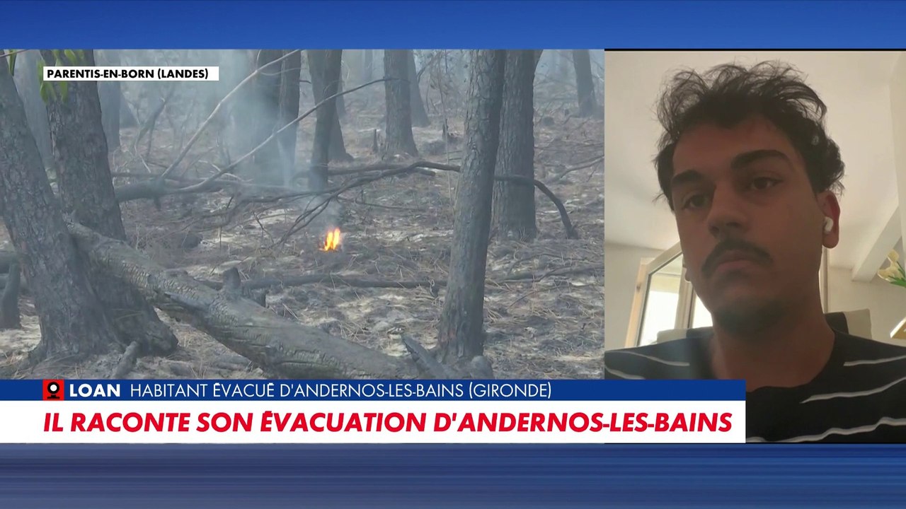 «Je me suis réveillé à cause de l'odeur de fumée», témoigne cet habitant évacué accueilli à Bordeaux