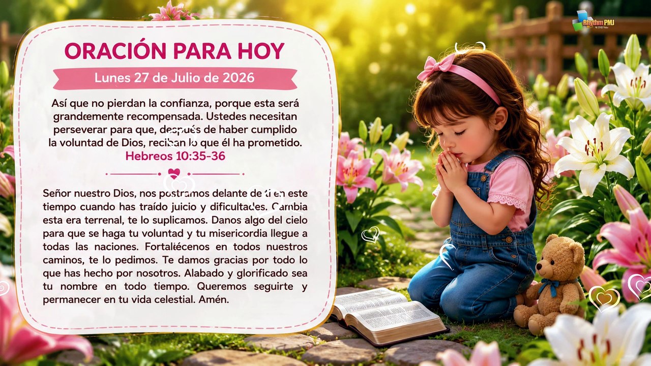 ORACIÓN Lunes 27 de Julio de 2026