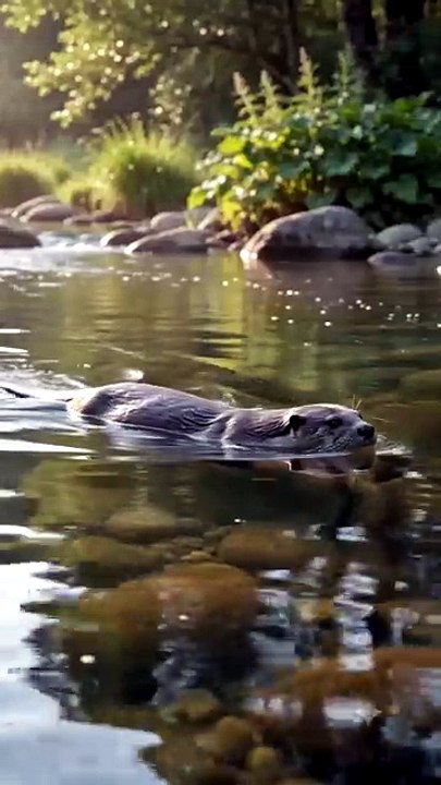 Otter : The playful river swimmer with endless curiosity
