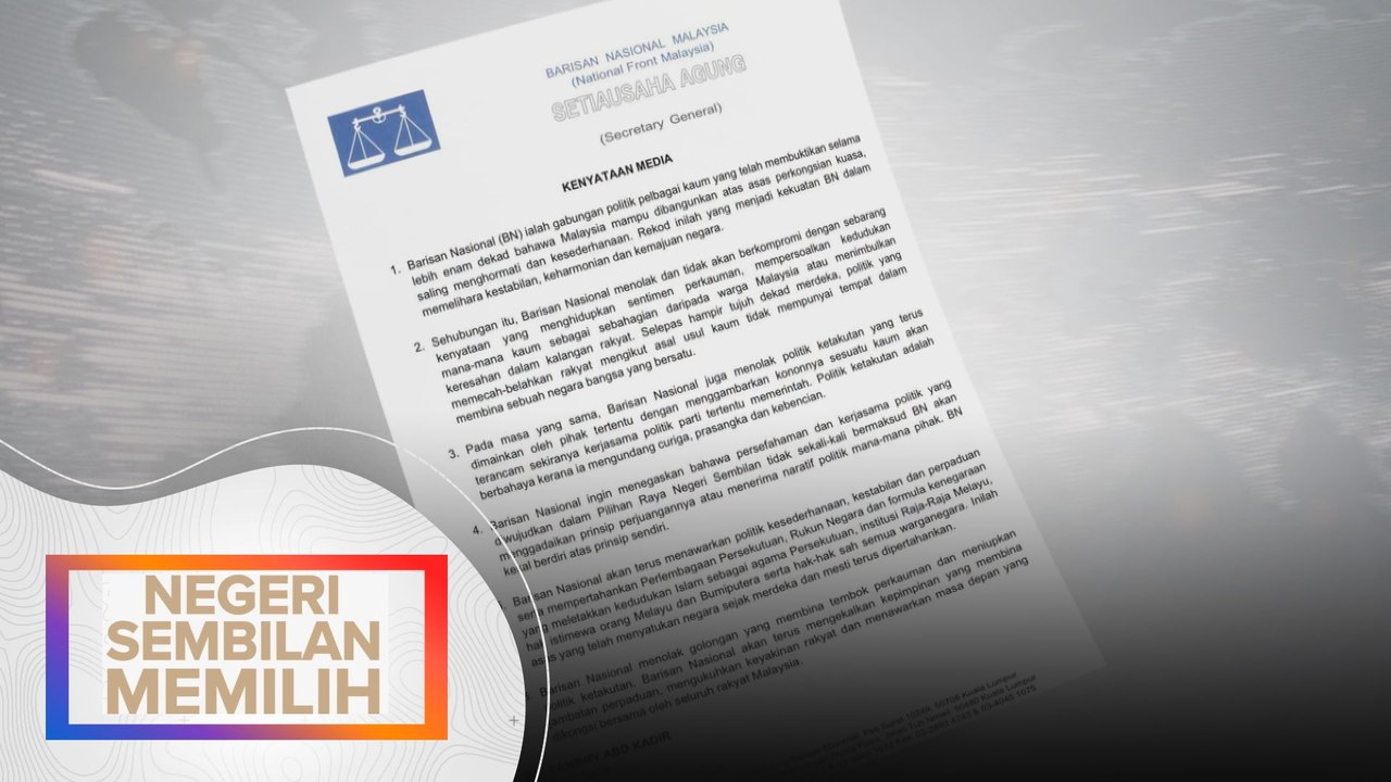 BN tegas tolak politik perkauman, kekal prinsip perjuangan