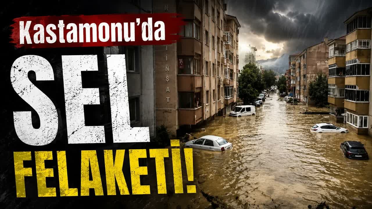 Meteoroloji uyarmıştı, Kastamonu'yu sel vurdu!