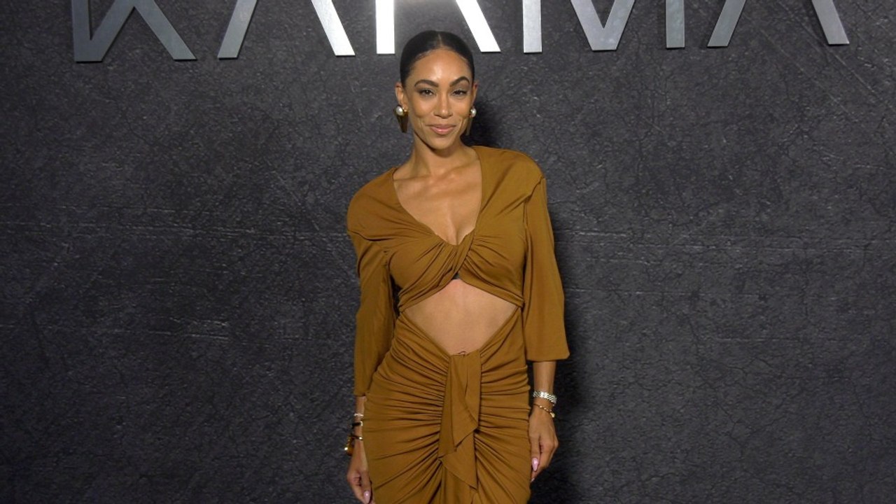 Sasha Lance "Karma Automotive" celebration event black carpet arrivals