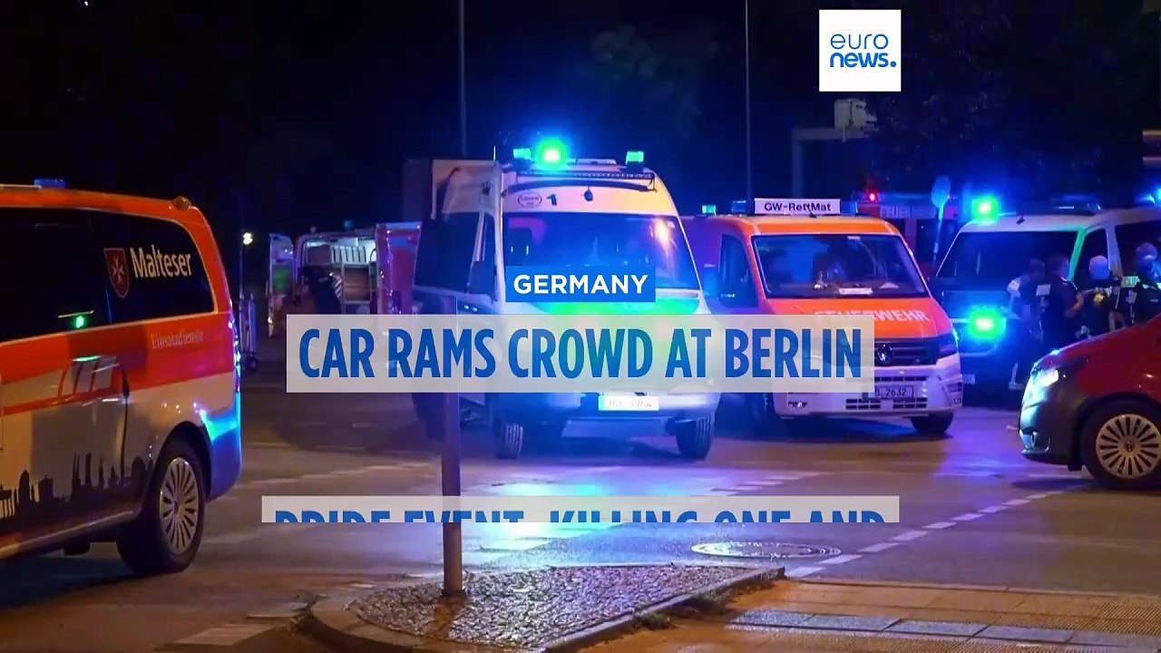 Car rams crowd at Berlin Pride event, killing one and injuring 16