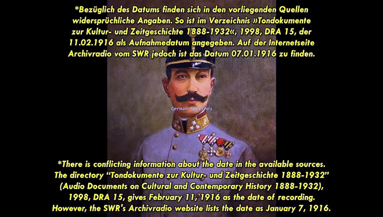 Eduard von Böhm-Ermolli – New Year's message to the 2nd k.u.k. Army, January 7, 1916