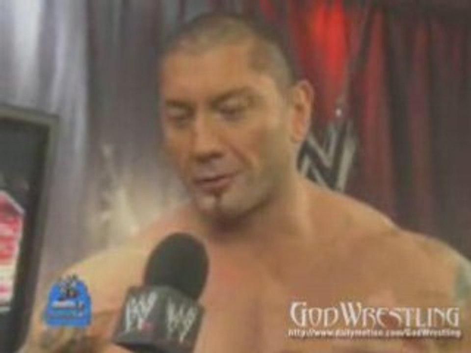 Raw After The Bell Batista has words for CM Punk