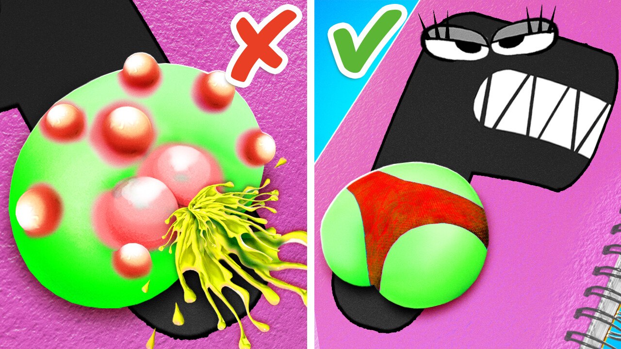 Extreme Makeover For Alphabet Lore 🔥 *How To Become From Nerd To Popular F*