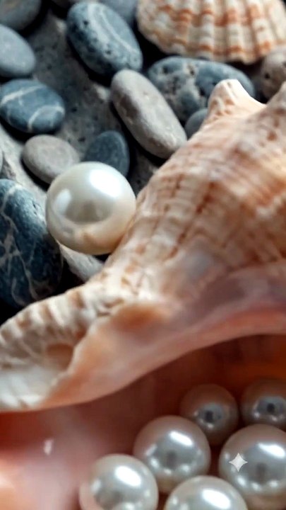 Seashell Marble Run on Driftwood | Relaxing Coastal ASMR & Satisfying Motion