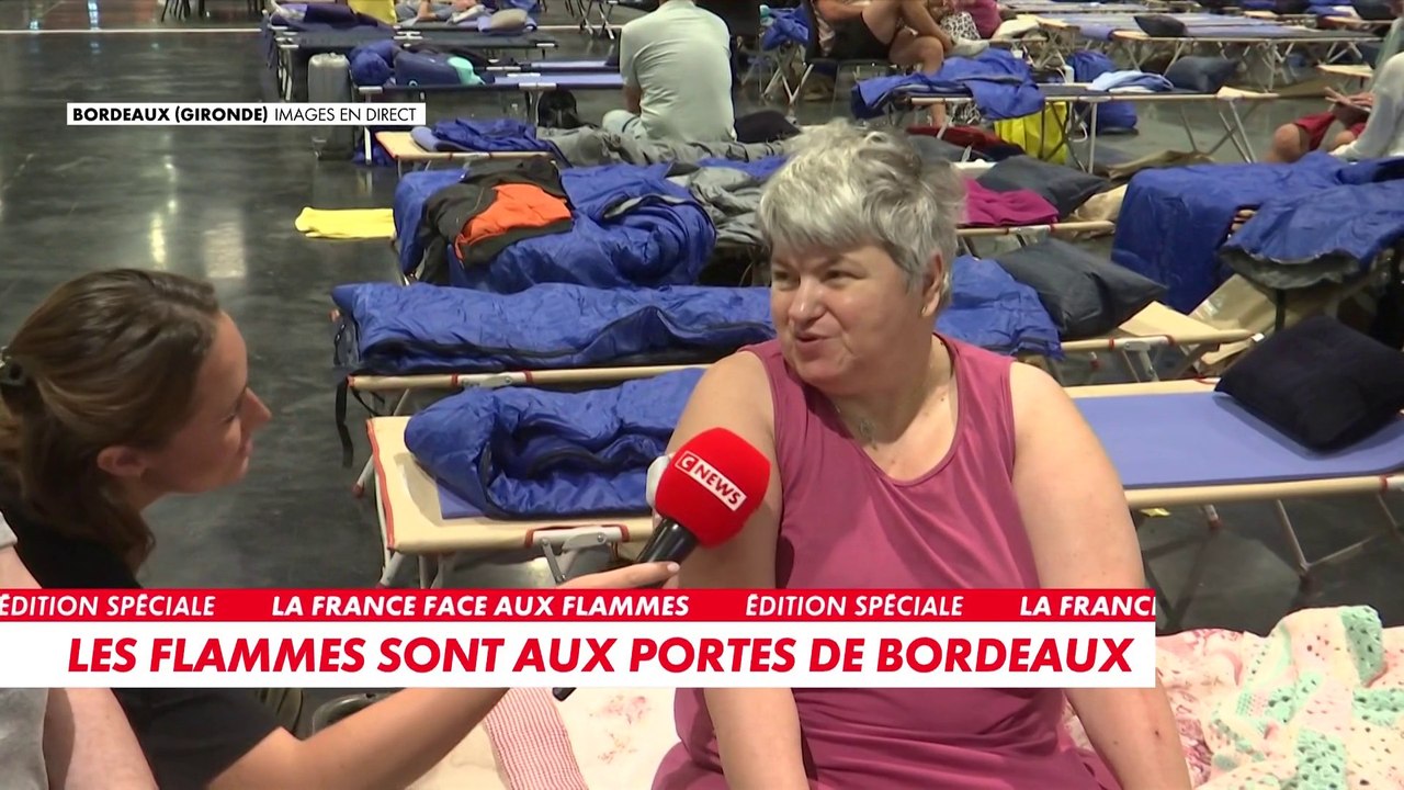 Incendie en Gironde : «On a eu du mal à quitter notre maison», témoigne cette habitante évacuée