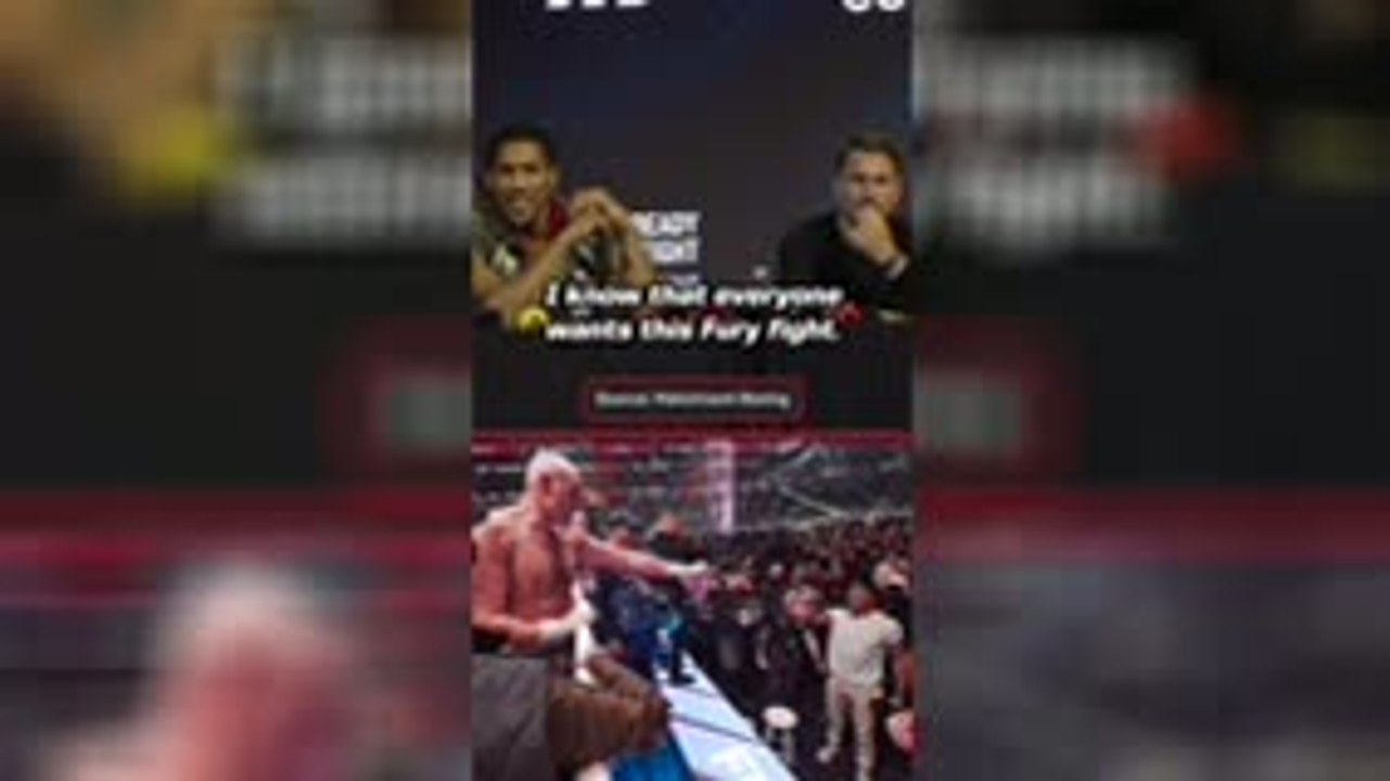 AJ and Fury set for UK fight