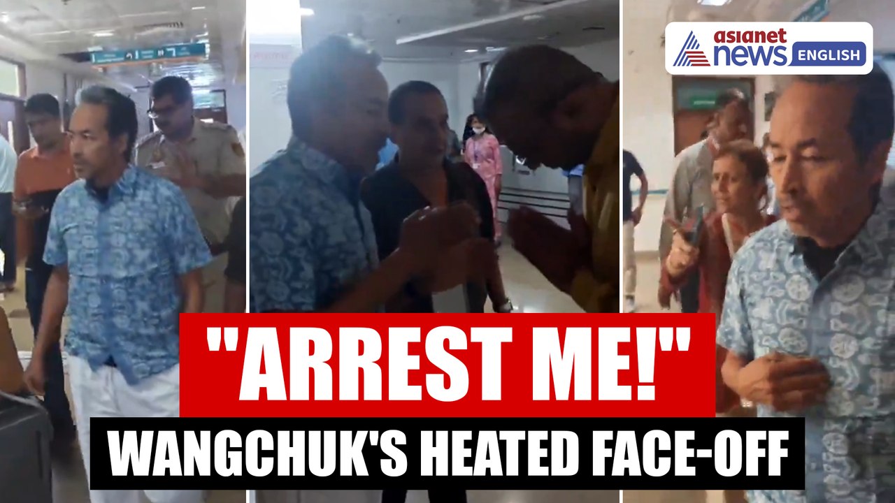 Sonam Wangchuk's Heated Hospital Face-Off | 'Arrest Me' Video Goes VIRAL