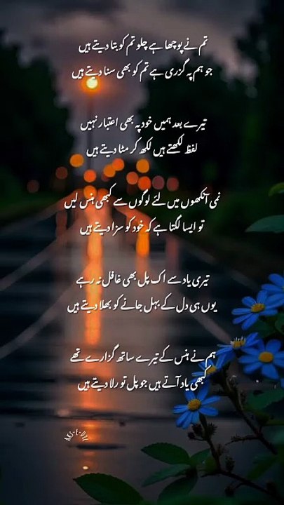 "Kabhi Yaad Ate Hain Jo Paal Tu Rula Dete Hain...!