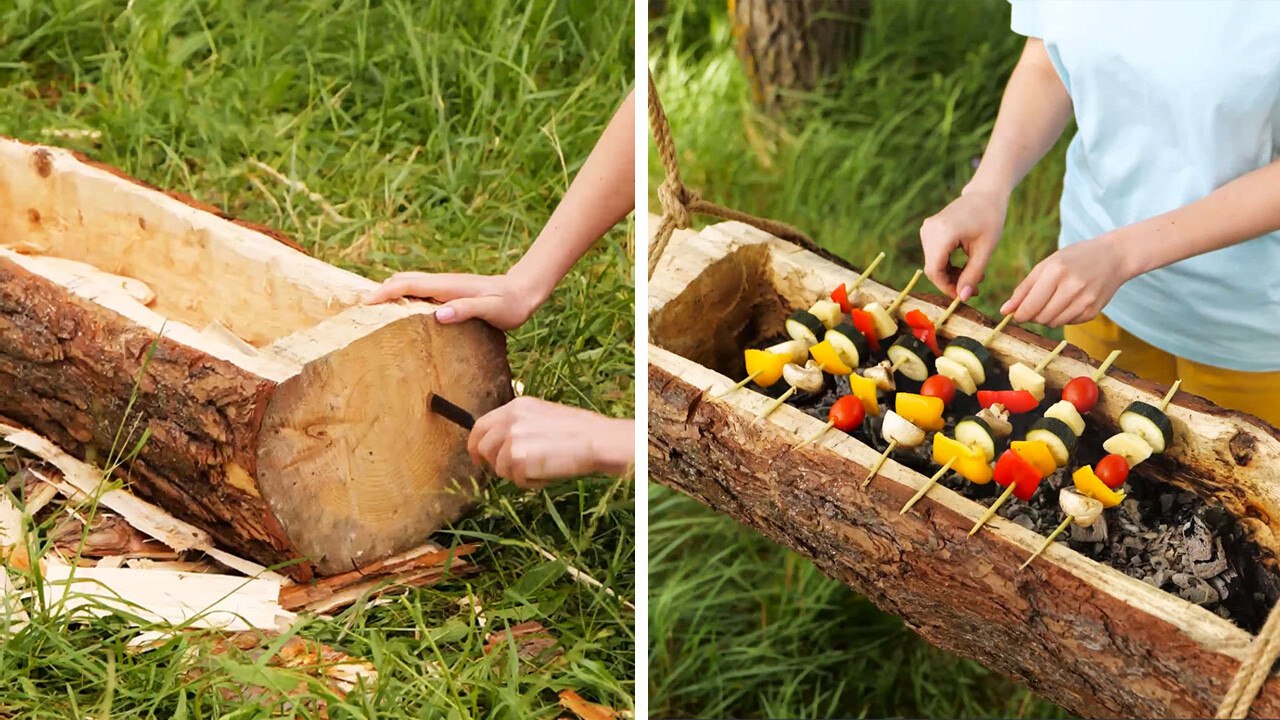 DIY Smokers and Grills from Recycled and Natural Materials | Upcycled BBQ Creations