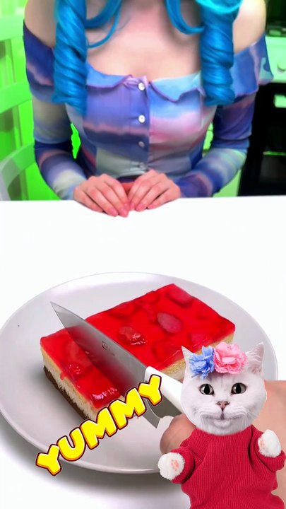 NOT COOL, HUMAN! I SEE YOU TOOK THE BIG CAKE SL...