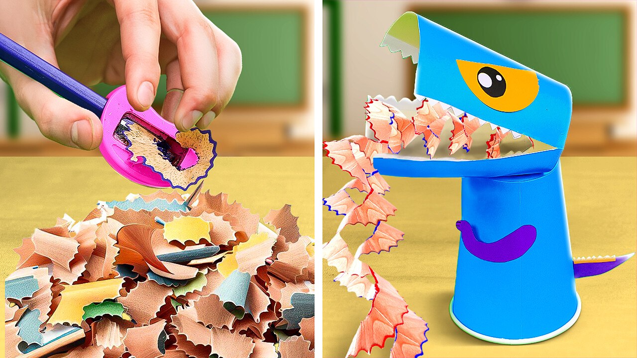 Artisanat scolaire en papier et bricolages amus...