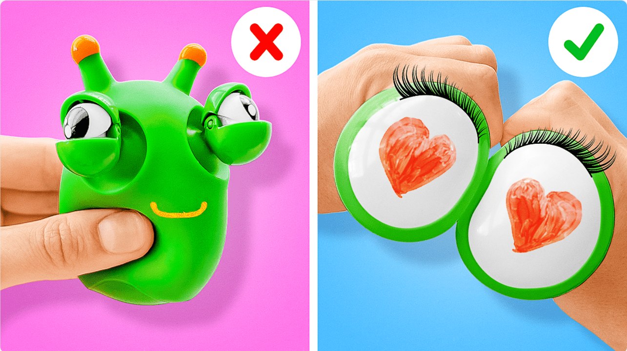 DIY Fidgets vs Vrais Fidgets! 🤩😀 Comment fabriquer des Fidgets DIY gratuitement 🤑