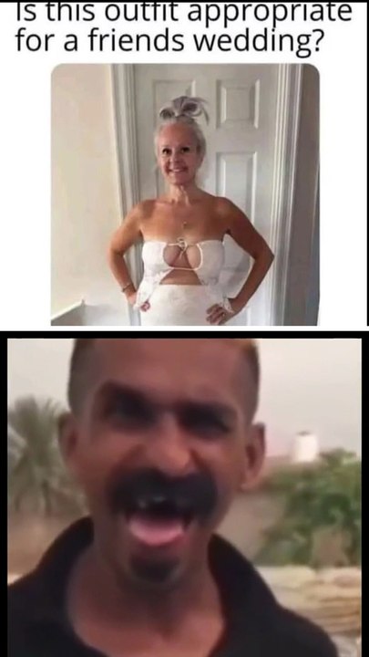 My wife asked this outfit for our friends wedding 😂💀
